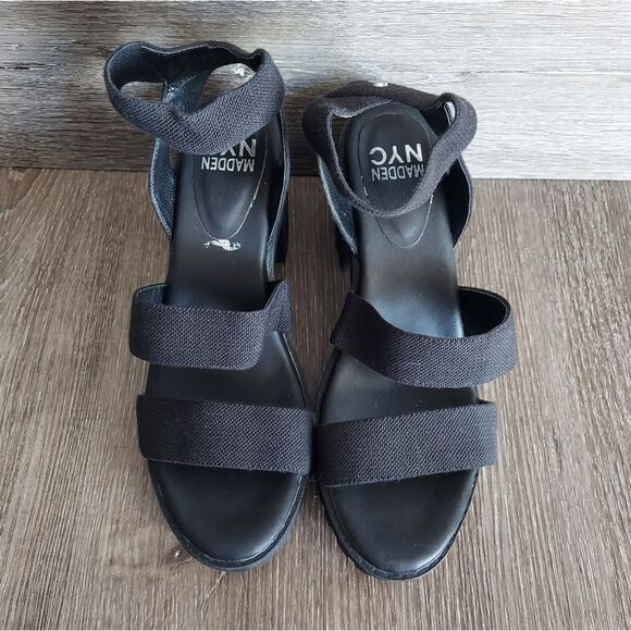 Madden NYC Women's Lug Heel Sandals size 10 - Picture 3 of 8